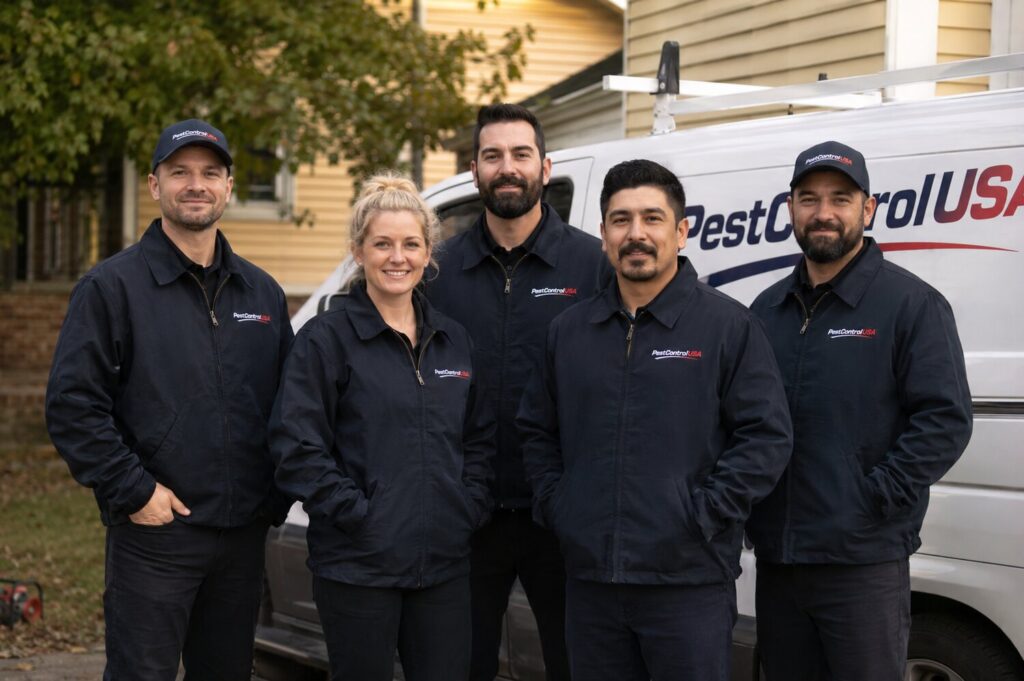 PestControlUSA licensed technicians serving local homeowners